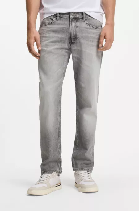 Jean Regular Maine en denim stretch gris confortable