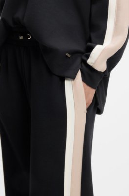 Tracksuit bottoms with contrast-stripe side seams 2