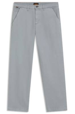 Boss Tapered-fit jeans in stretch cotton herr – bild 4