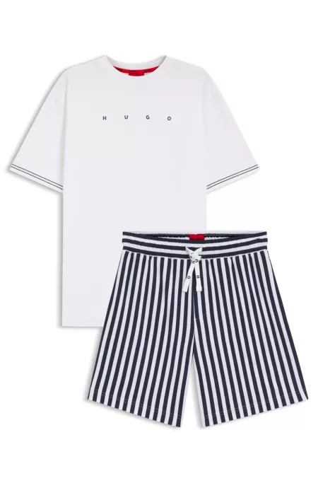 Relaxed-Fit Pyjama-Set aus softer Baumwolle