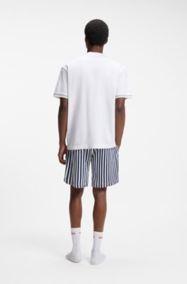 Hugo Relaxed-fit pyjama set in soft cotton pyjamas herr – bild 3