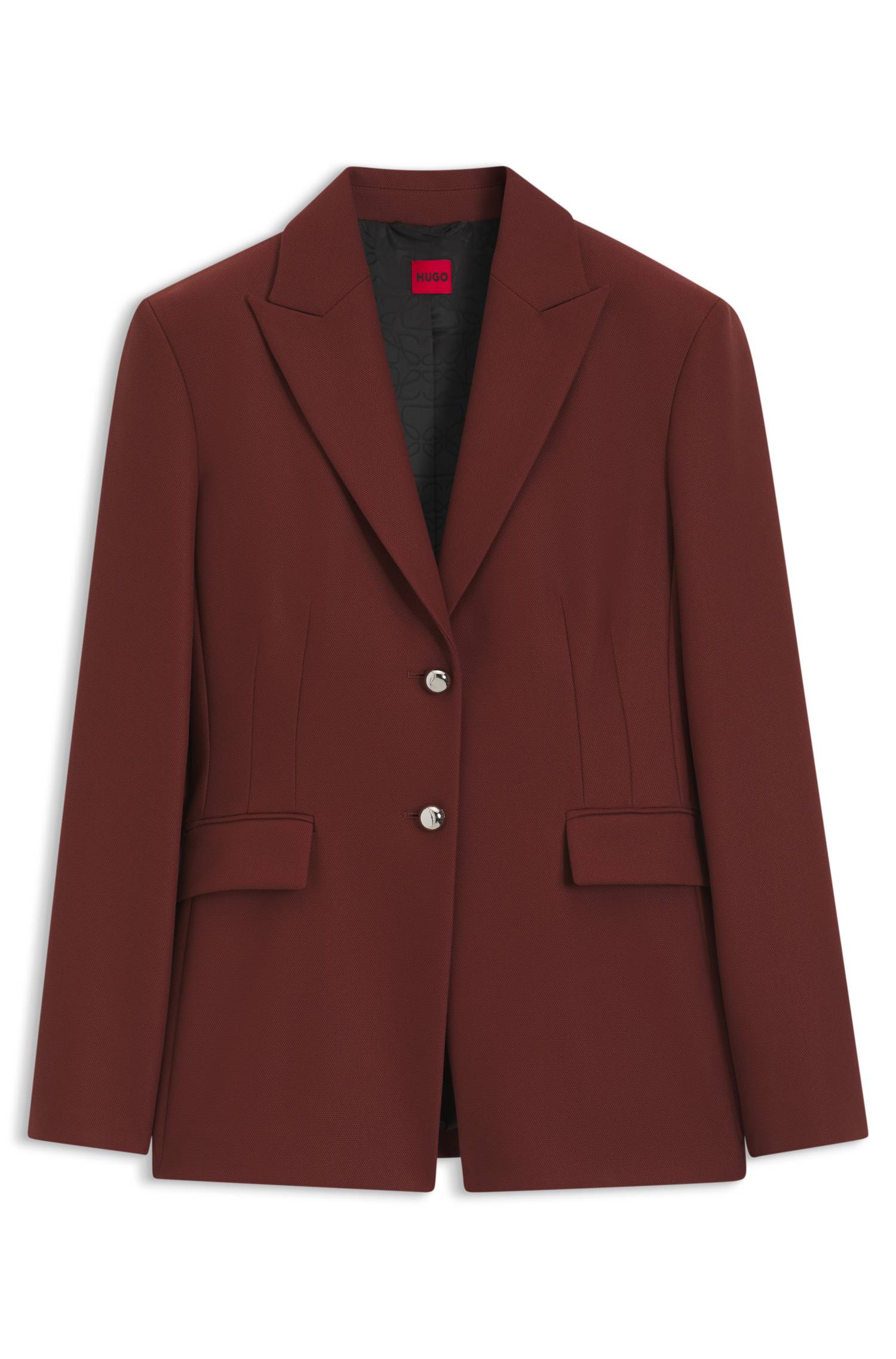 Hugo Regular-fit blazer with metal buttons dam – bild 4