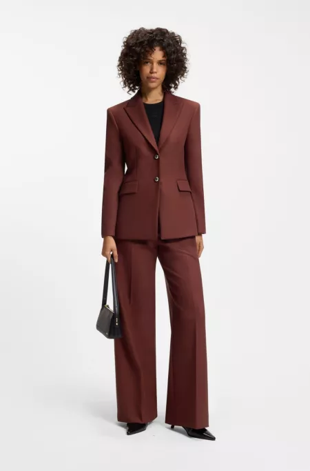 Regular-Fit Blazer mit Metallknöpfen
