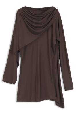 Top in draped jersey with scarf detail 1