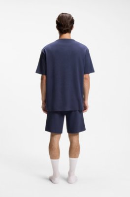 Hugo Cotton-blend pyjama T-shirt with embroidered logo herr – bild 2