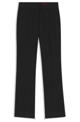 Hugo Slim-fit trousers in stretch twill kostymbyxor dam – bild 4