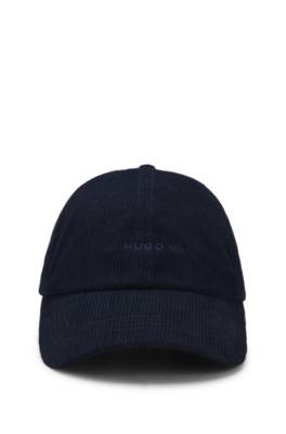 Hugo Soft cotton corduroy cap with embroidered logo kepsar herr – bild 4
