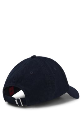 Hugo Soft cotton corduroy cap with embroidered logo kepsar herr – bild 2
