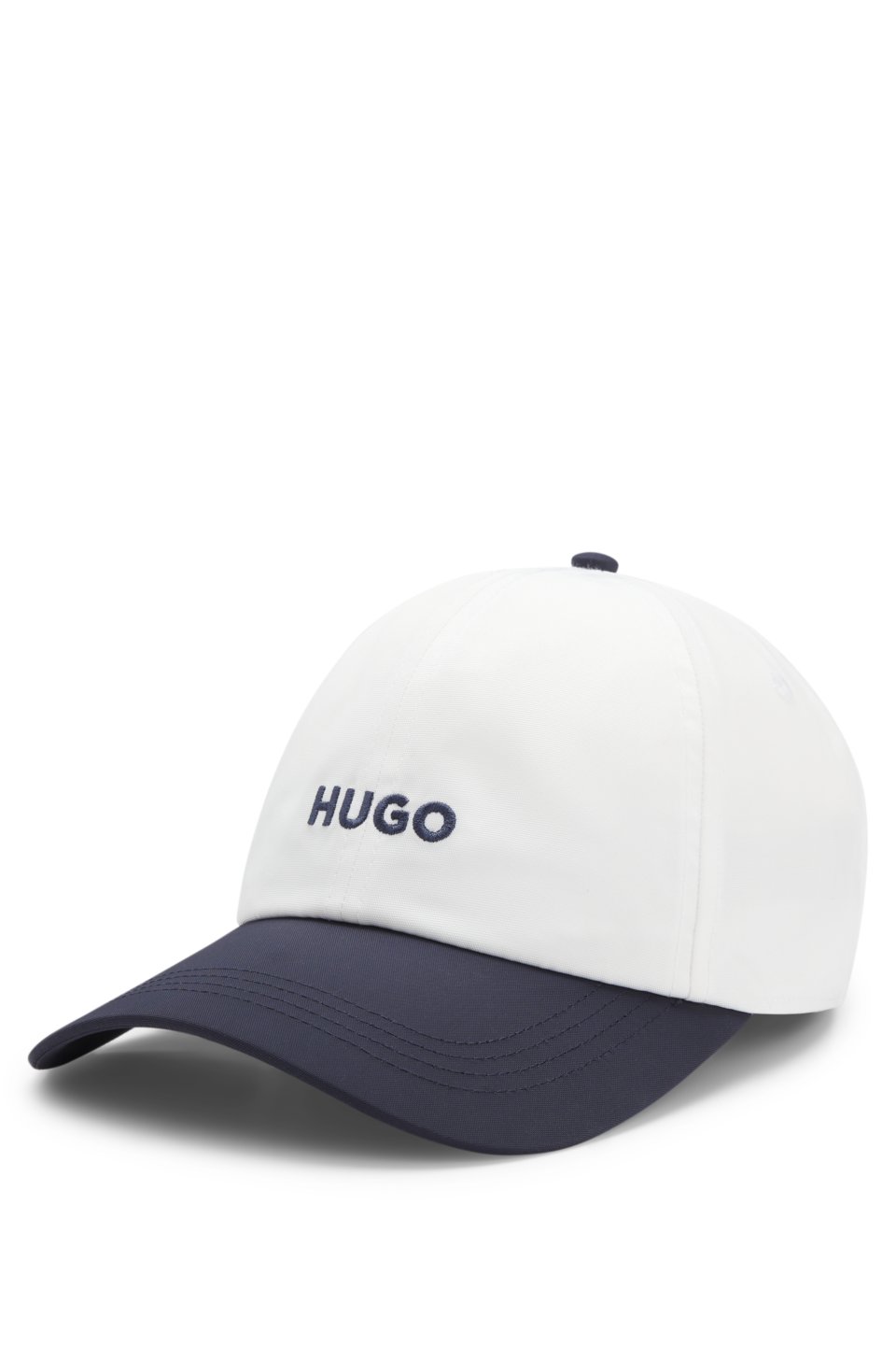 Soft six-panel cap with embroidered logo