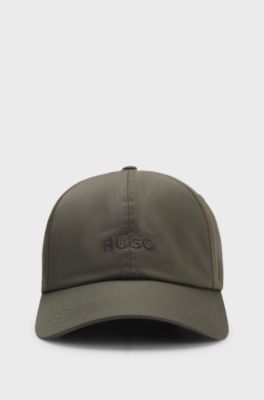 Soft six-panel cap with embroidered logo, Dark Green