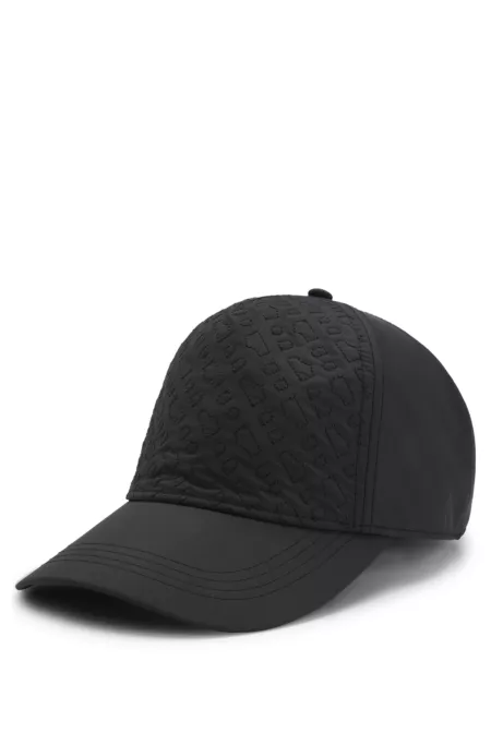 Casquette à effet pêche à monogrammes Double B matelassés