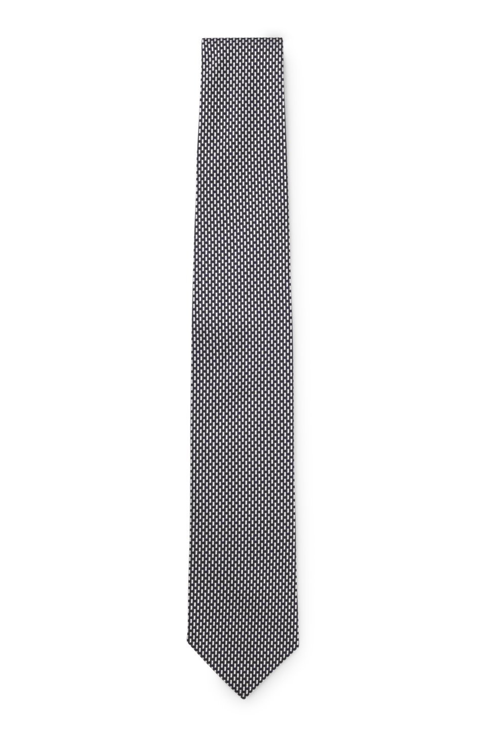 Patterned tie in Italian-made silk
