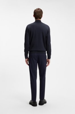 Boss Zip-up sweater in merino wool koftor & cardigans herr – bild 3