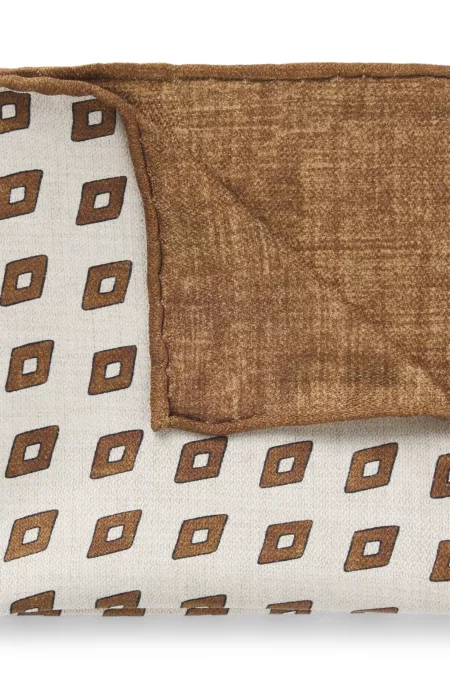 Printed pocket square in silk