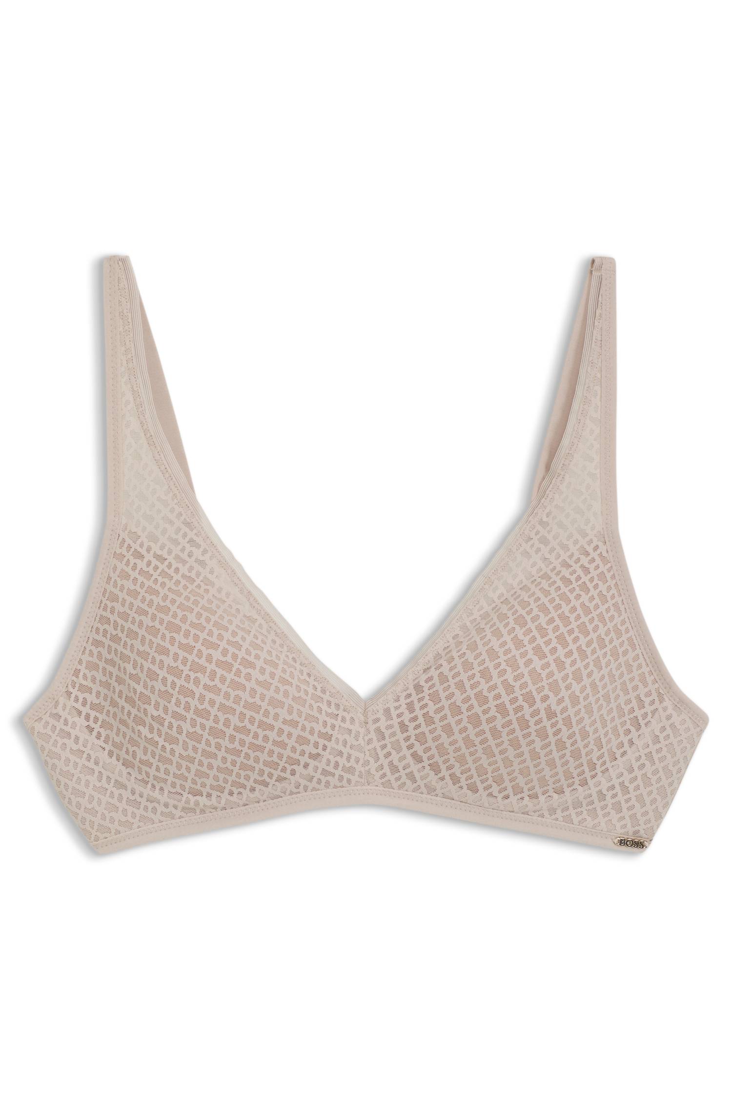 Boss Monogram-lace bralette bh dam – bild 4
