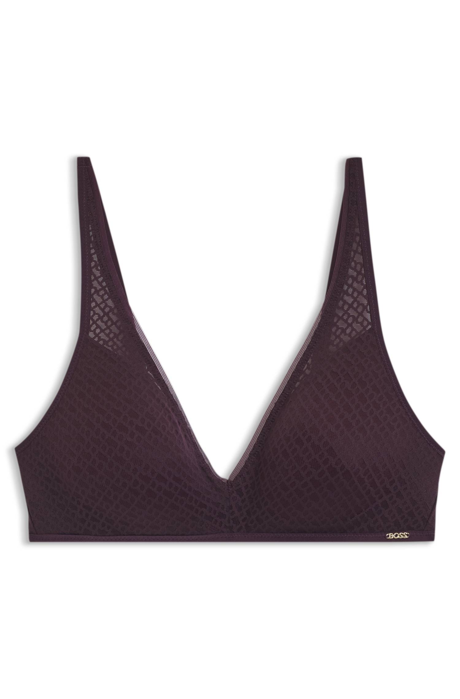 Boss Monogram-lace bralette bh dam – bild 4