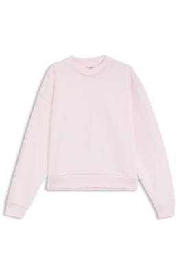 Relaxed-fit cotton sweatshirt with logo embroidery 1