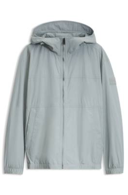 Relaxed-fit hooded jacket in water-repellent fabric 4