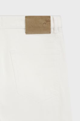 Relaxed tapered fit jeans, Naturf&auml;rg