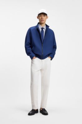 Relaxed-tapered-fit jeans, Natural