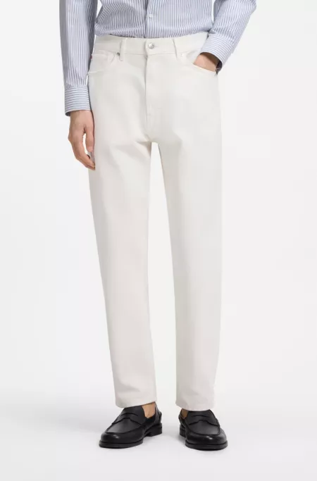 Jean Relaxed Tapered en denim imprimé
