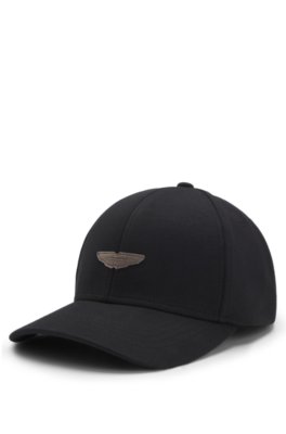 x ASTON MARTIN cap with suede wing badge