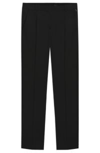 Virgin-wool trousers, Black