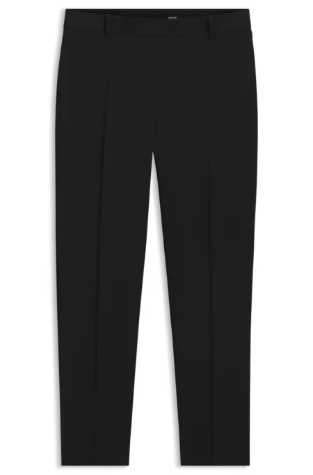 Slim-fit trousers in Italian virgin wool