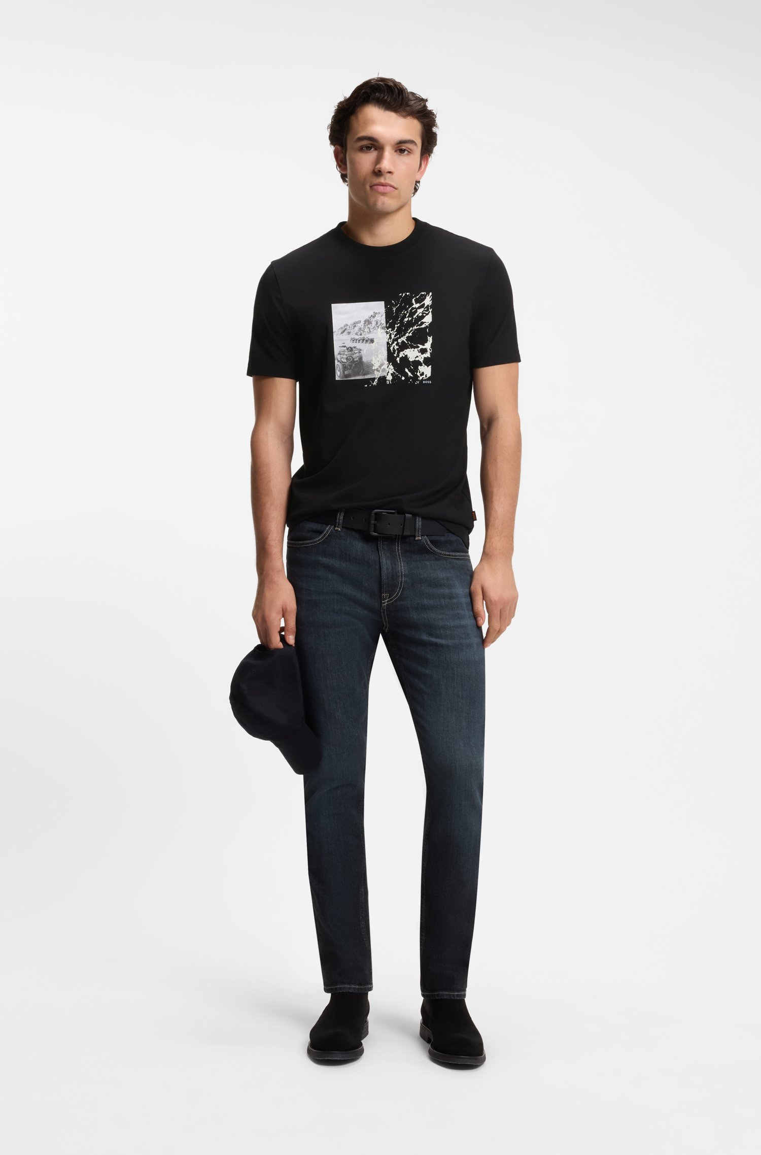 Boss T-shirt Motors herr – bild 3