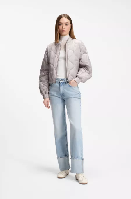 Top en maille à empiècement transparent