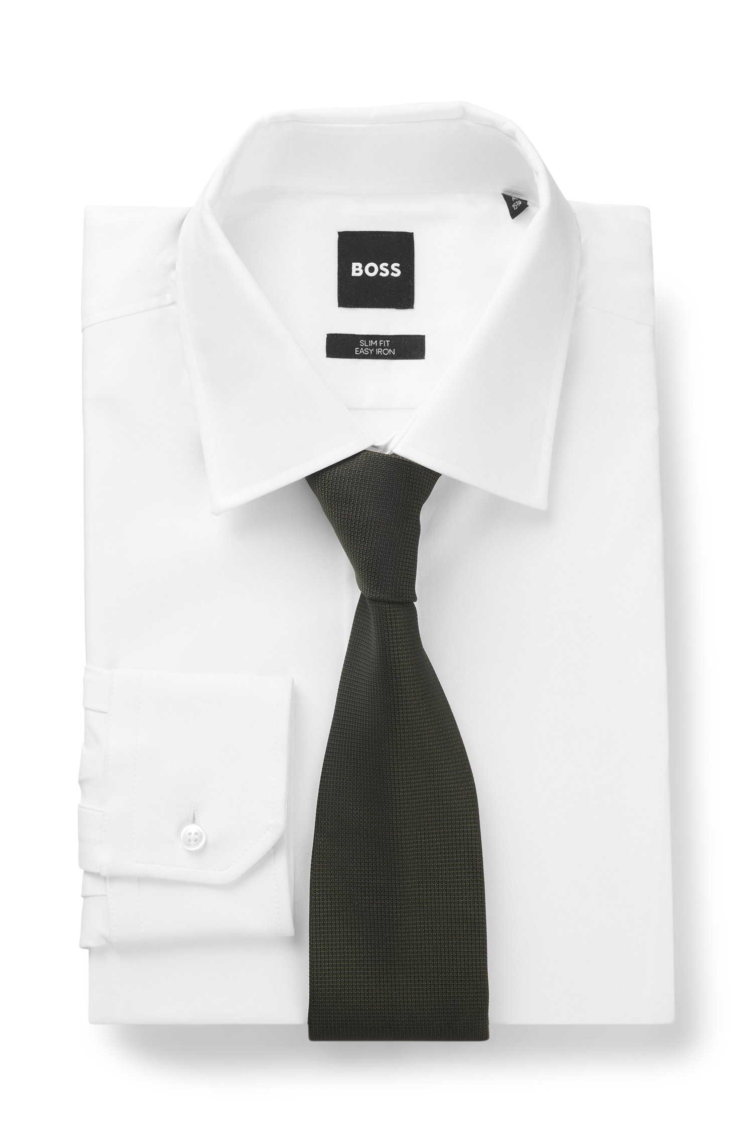Boss Formal tie with jacquard pattern slipsar herr – bild 2