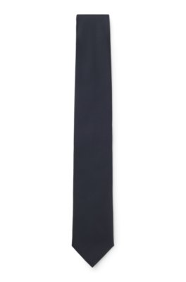 Formal tie with jacquard pattern