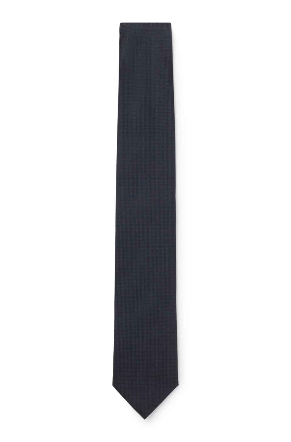 Formal tie with jacquard pattern