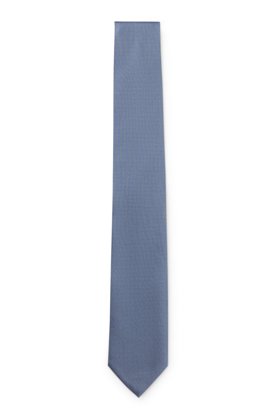Formal tie with jacquard pattern
