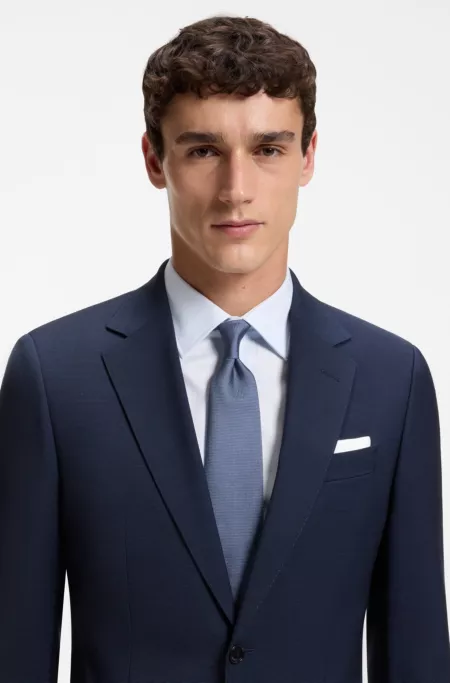 Corbata formal con dibujo en jacquard