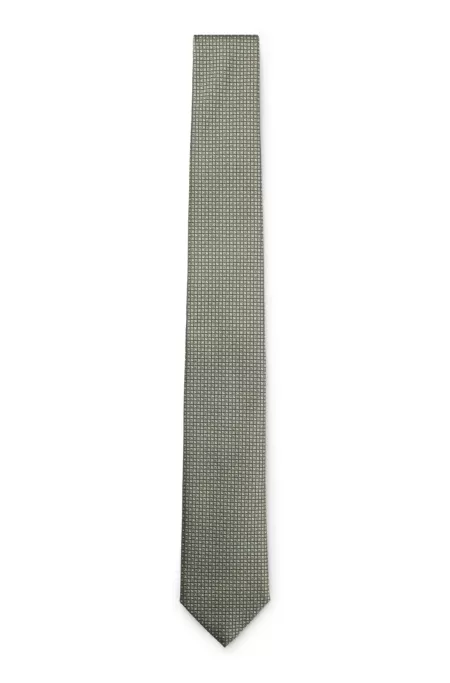 Krawatte aus Seiden-Mix mit Jacquard-Muster