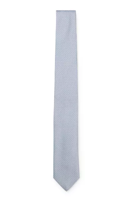 Krawatte aus Seiden-Mix mit Jacquard-Muster