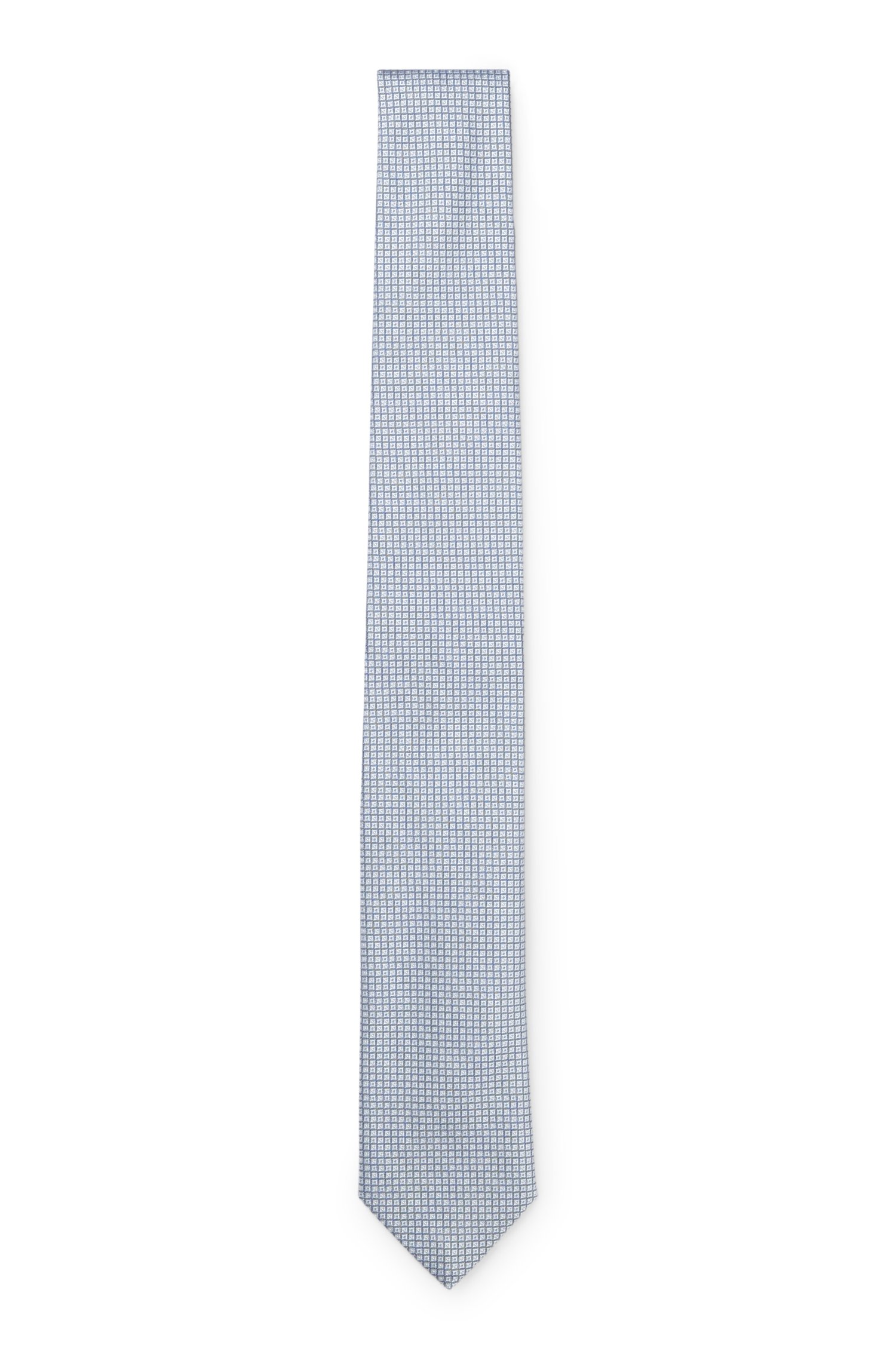 Boss Silk-blend tie with jacquard pattern slipsar herr