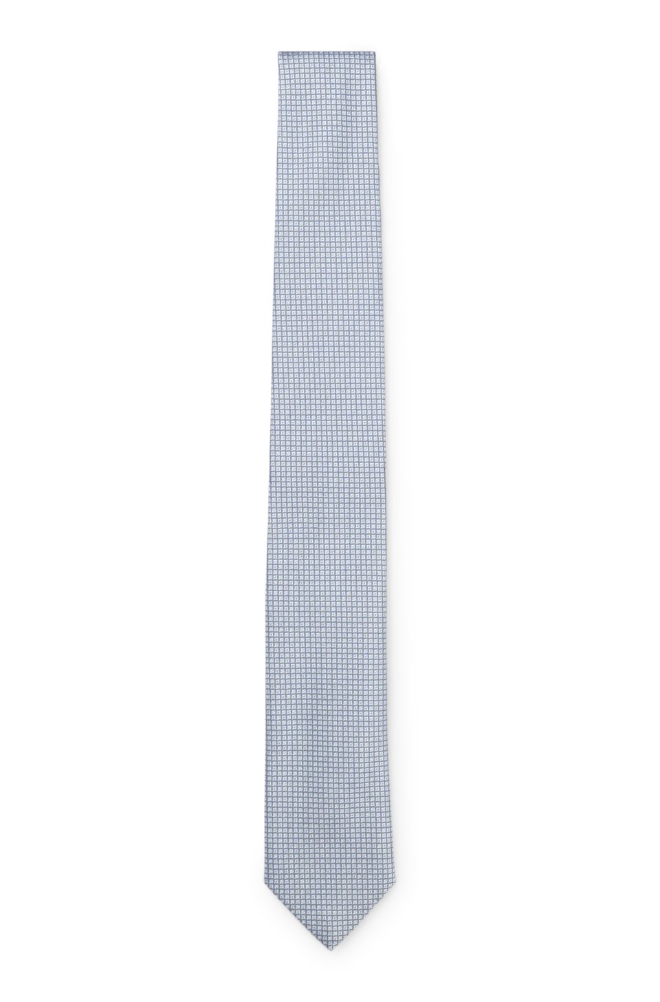 Silk-blend tie with jacquard pattern