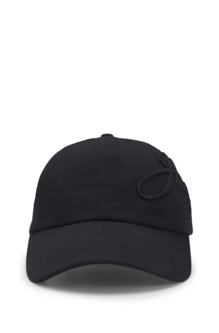 Casquette en twill de coton avec logo brodé