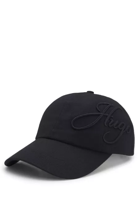 Casquette en twill de coton avec logo brodé