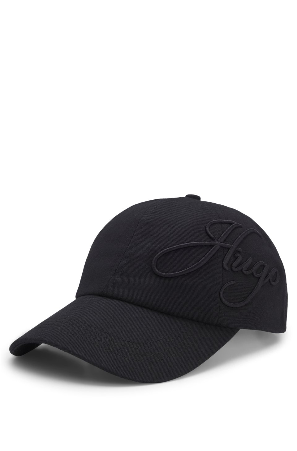 Logo-embroidered cap in cotton twill