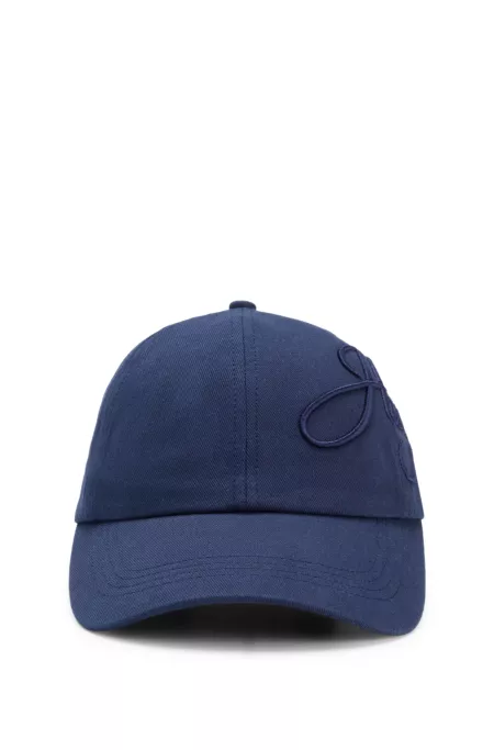 Cap aus Baumwoll-Twill mit Logo-Stickerei