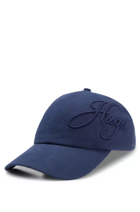 Cap aus Baumwoll-Twill mit Logo-Stickerei