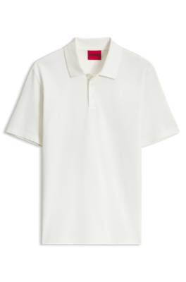 Hugo Slim-fit polo in mercerized cotton pikéer herr – bild 4