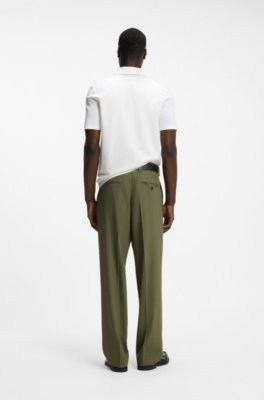 Hugo Slim-fit polo in mercerized cotton pikéer herr – bild 3
