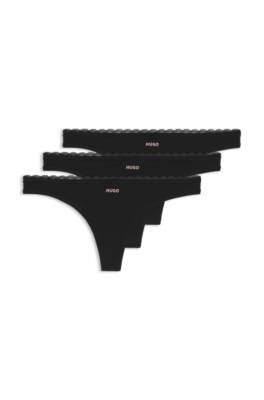 Low-rise briefs with tonal lace trim 1