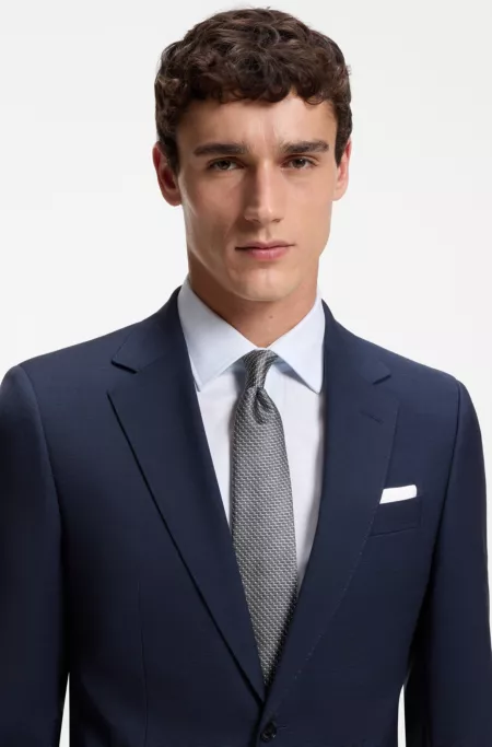BOSS ONE Silk tie with jacquard pattern