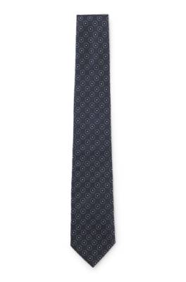 BOSS ONE Silk tie with jacquard pattern 1