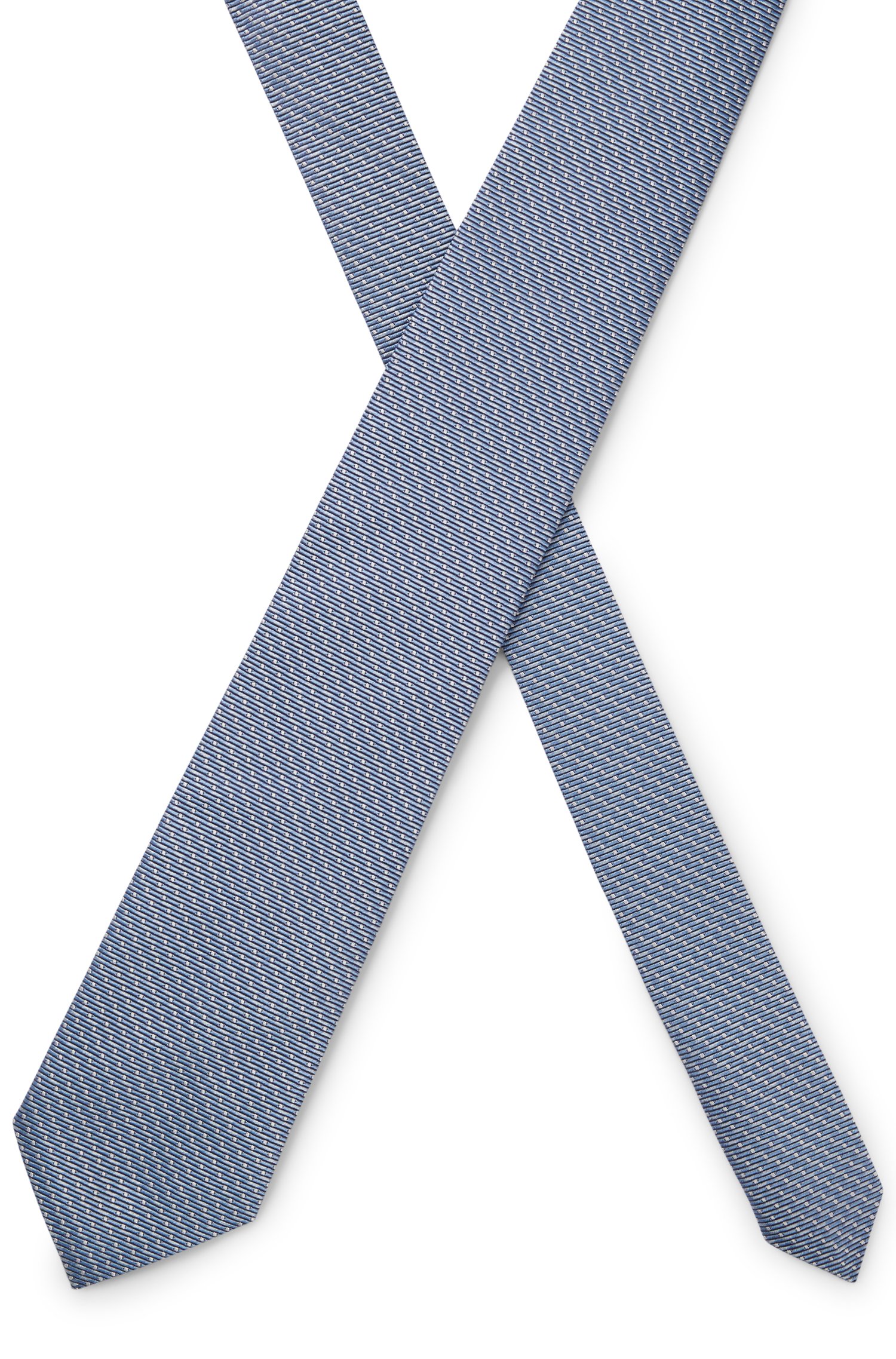 Boss ONE Silk tie with jacquard pattern slipsar herr – bild 3